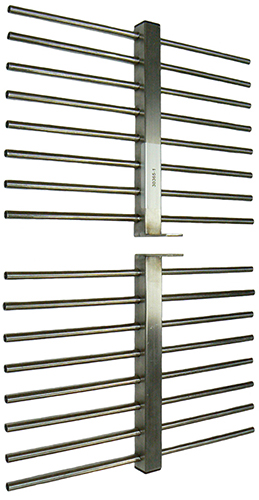 Yagi flat rear screen, stainless steel, suits ZCG Y400, Y600TV, Y800 or Y800-20RL series, incls mounting